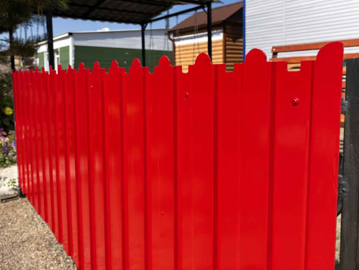 Профнастил С8 с фигурным резом — объект 2